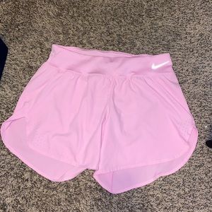 Nike athletic shorts. Light pink. Large